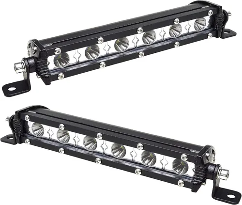 Miniatura 8 de Willpower 2 unids 5 pulgadas 15 W sola fila LED barra de luz Spot Beam Slim Off Road Luz niebla lámpara de trabajo luces de conducción para 4X4
