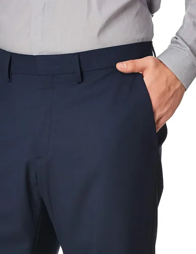 Miniatura 3 de Haggar Pantalón de vestir para hombre con cintura elástica en 4 direcciones