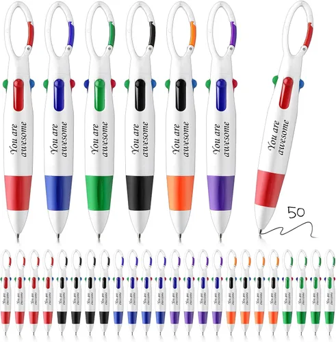 Kosiz 30 unidades de regalo de graduación para enfermeras, multicolor, 4 en 1, bolígrafos retráctiles para enfermeras, bolígrafos retráctiles con