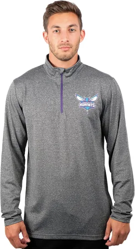 Miniatura 12 de Ultra Game Camiseta oficial de la NBA de manga larga con cremallera corta para hombre Color del