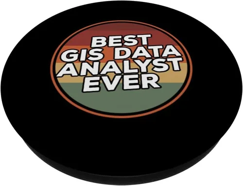 Miniatura 2 de Vintage Best GIS Data Analyst Ever PopSockets Standard PopGrip