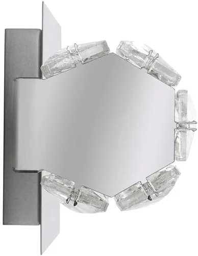Miniatura 5 de Keighley - Barra de luz LED de cristal cromado de 18 pulgadas