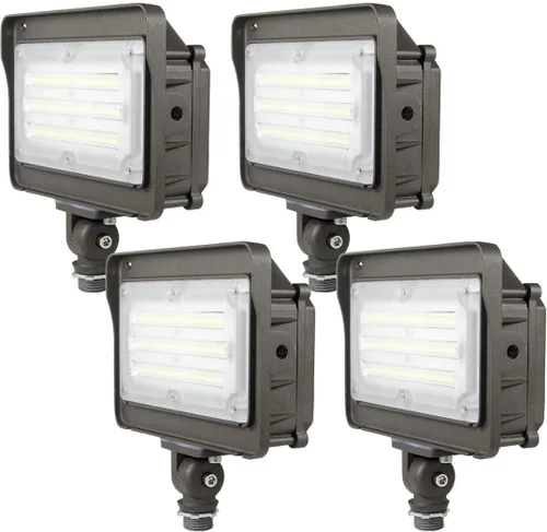 Miniatura 9 de Kadision Luz de inundación LED para exteriores de 50 W, 6500 LM (equivalente a 200 W HPS/MH) 5000 K, luz diurna impermeable para montaje en nudillos