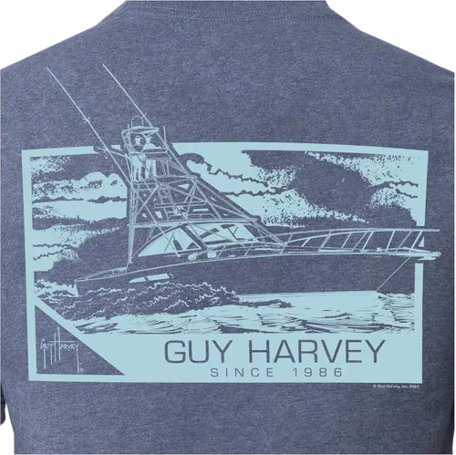 Miniatura 123 de Guy Harvey Camiseta de manga corta Threadcycled para hombre