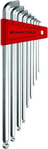 PB Swiss Tools PB 2212LH-10 Juego de llaves hexagonales Ballend punta larga rechoncha