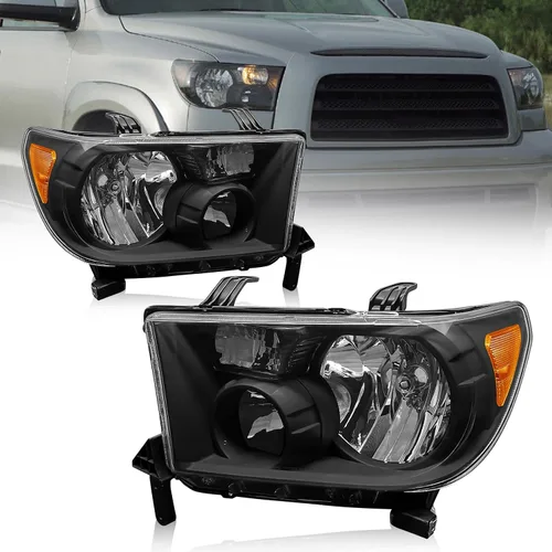 Miniatura 8 de para conjunto de faros delanteros Toyota Tundra 2007-2013 (modelos sin nivelación de faros)/ faro delantero Toyota Sequoia 2008-2017