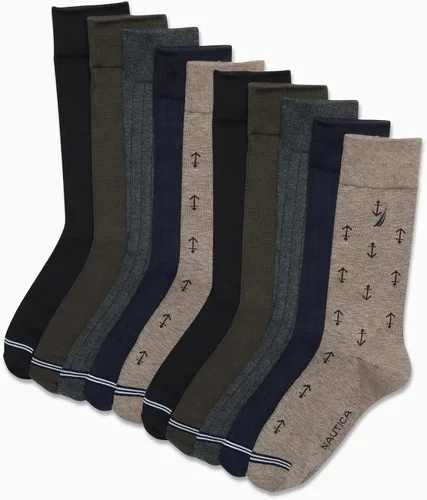 Miniatura 2 de Nautica Calcetines de vestir para hombre - Calcetines sólidos (10 unidades)