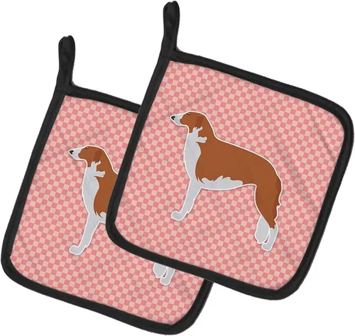 Miniatura 268 de Caroline's Treasures BB3567PTHD - Juego de soportes para ollas de cocina resistentes al calor, almohadillas calientes para cocinar, hornear, Copo