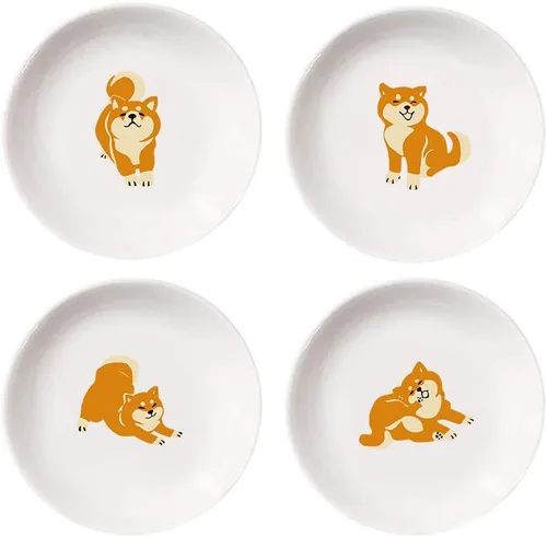 Miniatura 6 de Platos de cena de cerámica para gatos, platos de condimentos, platos de aperitivos, cuenco de inmersión