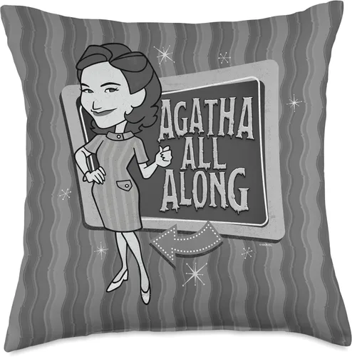 Miniatura 5 de Marvel WandaVision Agatha All Along - Cojín de manta retro, 16.0 x 16.0 in, multicolor