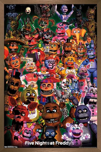 Miniatura 11 de Trends International Five Nights at Freddy's - Póster de pared Ultimate Group, 22.375 x 34 pulgadas, versión sin marco