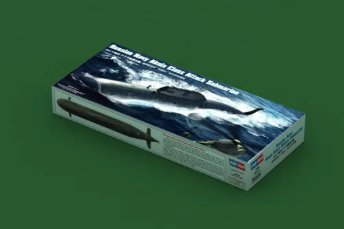 Miniatura 2 de Hobby Boss Kit de construcción de modelo submarino de ataque de clase Akula ruso