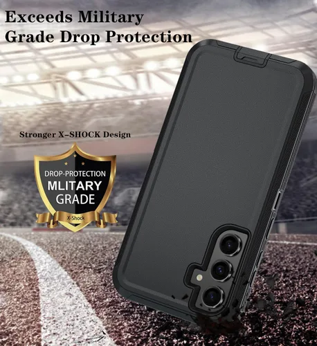 Miniatura 5 de ONOLA Funda para Samsung Galaxy S23 FE con protector de pantalla HD, resistente, a prueba de golpes y caídas, 3 capas, para Galaxy S23 FE de 6.4