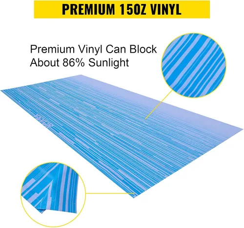 Miniatura 2 de VEVOR - Toldo para vehículo recreativo de 15 pies, toldo de tela para remolque, patio, campamento, de vinilo duradero de 15 onzas para VR