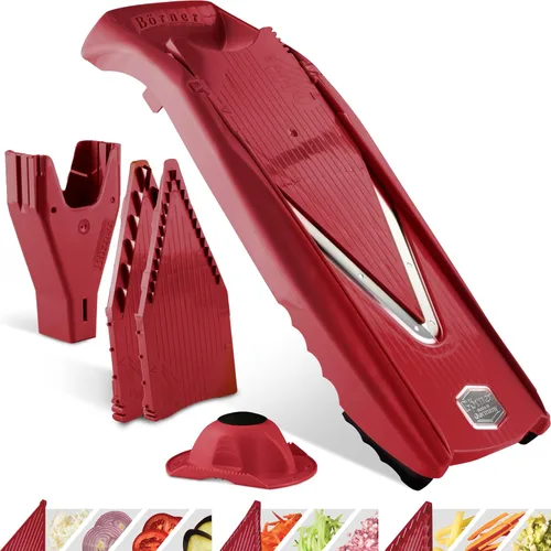 Miniatura 17 de Börner V5 PowerLine - Juego profesional de cortadores de verduras (7 piezas) • Cortador de verduras (cepilladora en V) para frutas y verduras +