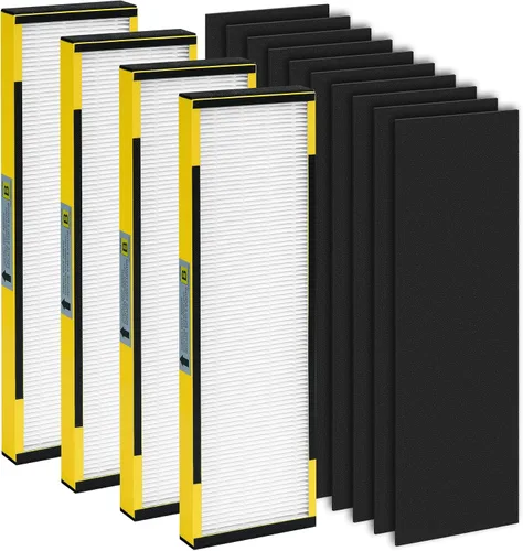 Miniatura 9 de Paquete de 2 filtros HEPA FLT4825 B de repuesto para G-Guardian, compatible con FLT4825 AC4825 AC4300 AC4800 AC4900 AC4850 AP2200CA AP2800CA