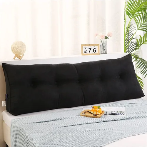 Miniatura 2 de Almohada grande triangular para cabecero con cuña y respaldo de posicionamiento, almohada de lectura, soporte de espalda, cojín lumbar para sofá