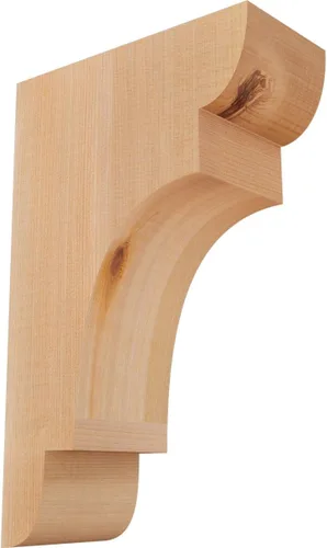Miniatura 15 de Ekena Millwork COR04X12X12NEB00RWR 4 pulgadas de ancho x 12 pulgadas de profundidad x 12 pulgadas de alto New Brighton Rough Sawn Corbel, cedro rojo