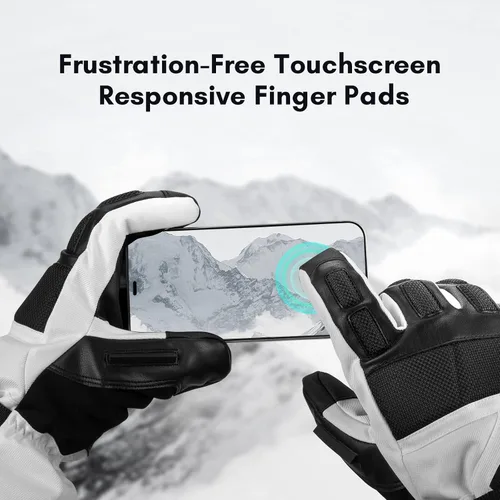 Miniatura 4 de Extremus Outlook Peak - Guantes de esquí para hombre y mujer, guantes de nieve cálidos 3M Thinsulate para clima frío, resistentes al agua y al