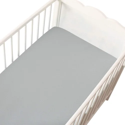 Miniatura 4 de Sábana de franela para cuna para niño o niña, 100% algodón, increíblemente suave, ajustada para cuna estándar (28" X 52") y colchones para niños