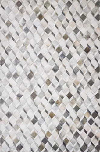 Miniatura 9 de Loloi Maddox Collection MAD-06 - Alfombra decorativa de 2 pies y 3 pulgadas x 3 pies 9 pulgadas, color carbón/gris