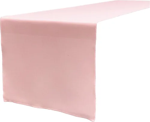 Miniatura 21 de LA Linen™ mantel de popelina de poliéster de 14 por 108 pulgadas Blanco P