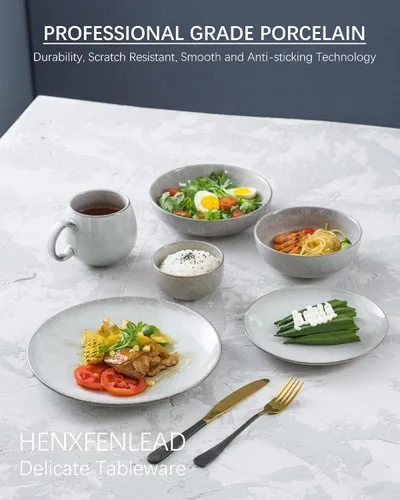 Miniatura 7 de HENXFEN LEAD Juego de cuencos de cerámica para postre para helado, 4-8 onzas, cuencos pequeños para servir, aperitivos, inmersiones, arroz, Blanco