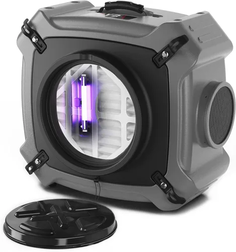 Miniatura 9 de Abestorm Depurador de aire con filtro MERV-10, filtro HEPA/carbón activado para uso comercial/industrial, máquina de filtro de aire negativo