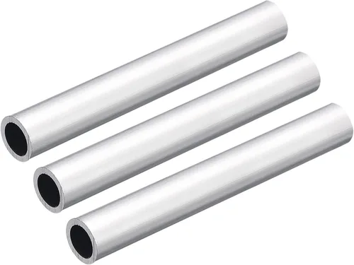 uxcell Tubo redondo de aluminio 6063, 0.591 in OD 0.433 in diámetro interior 3.937 in longitud tubería para proyectos de bricolaje industrial, 3