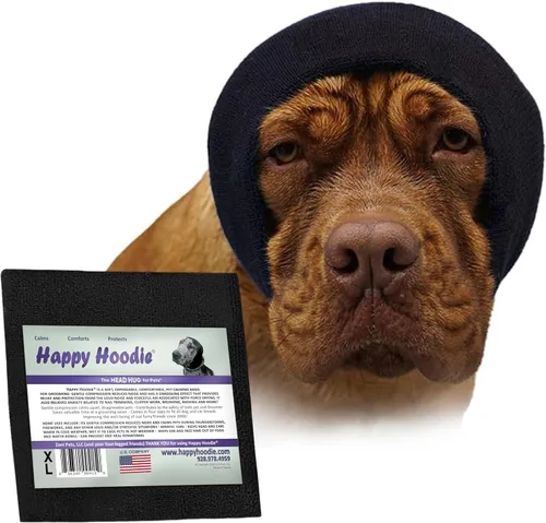 Miniatura 27 de Happy Hoodie La banda calmante original para perros y gatos - Marca americana - Alivio de la ansiedad/Protección contra el ruido-Aseo-Truenos-Fuegos