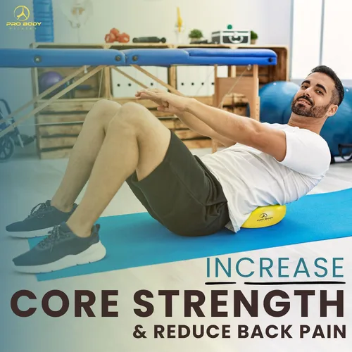 Miniatura 9 de ProBody Pilates Bolas de Ejercicio para Terapia Física - Pequeña Bola de Ejercicio de 9 Pulgadas para Entre las Rodillas para Rehabilitación, Barra