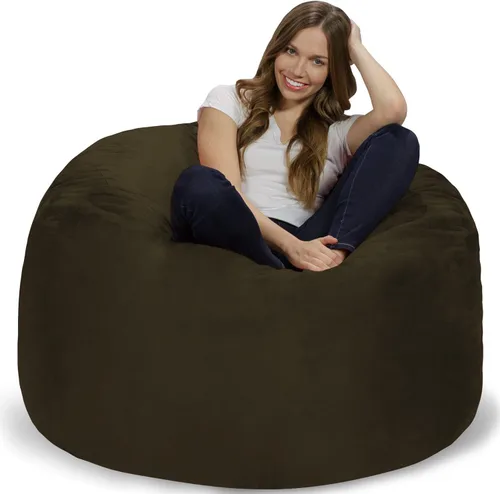 Miniatura 22 de Chill Sack Bean Bag Funda para silla, 3 pies, microgamuza - Oliva