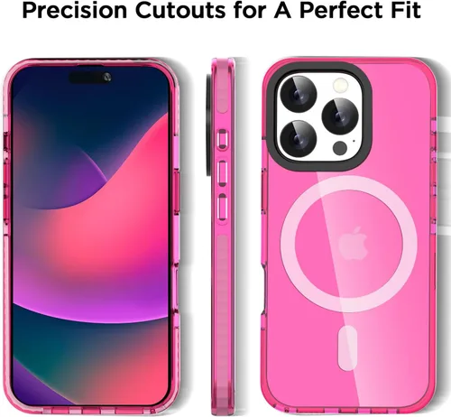 Miniatura 207 de AICase Funda protectora para iPhone 16 compatible con iPhone 16, delgada, ligera, transparente [no amarillenta] Diseño vibrante