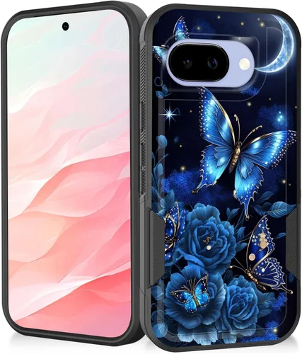 Miniatura 72 de Funda para Pixel 7a, resistente de doble capa híbrida de policarbonato duro de goma suave a prueba de golpes para Google Pixel 7A 6.1 pulgadas