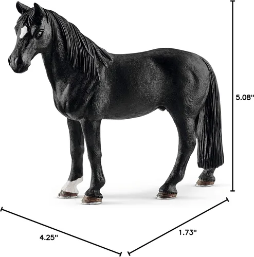 Miniatura 5 de Schleich Farm World, figura de animales, juguetes de granja para niños y niñas de 3 a 8 años, Tennessee Walker Gelding
