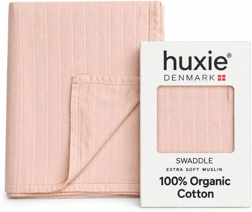 Miniatura 18 de Swaddle - 100% algodón orgánico - Mantas de muselina para recién nacido, 47 x 47 pulgadas (corazones verdes)