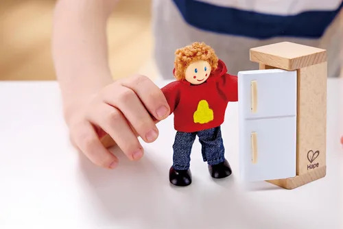 Miniatura 5 de Hape Juego familiar de muñecas caucasianas para casa de muñecas para niños