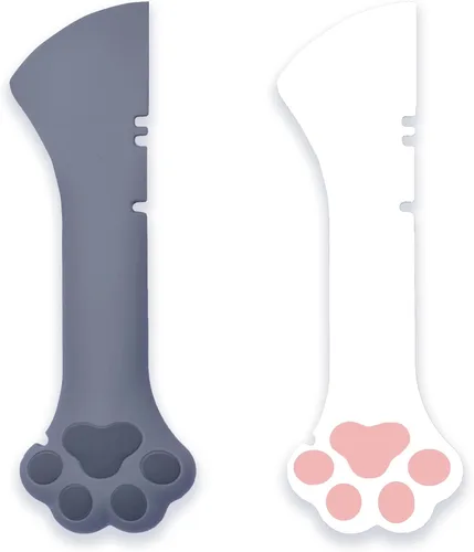 Miniatura 13 de Meow&Woof Tapa y cuchara para latas de comida para gatos, cubierta sin BPA para almacenamiento de alimentos húmedos de animales, reutilizable