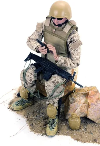 Miniatura 2 de BJPEY Figuras de acción de fuerzas especiales de soldados de 12 pulgadas, juguetes, escala 1:6 (Seal)