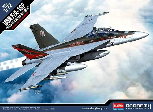 Miniatura 5 de Academy 1/72 US Navy F/A-18F VFA-154 Black Knights Modelo de plástico 12577