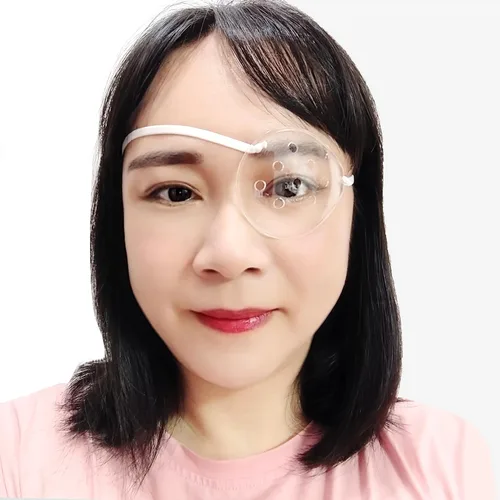 Miniatura 9 de AMZVIO 2 protectores de ojos para después de la cirugía de cataratas, protector de ojos transparente con correa ajustable, parches médicos para 1