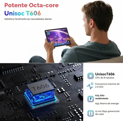 Miniatura 6 de Tablet Android 16 2026, tableta Android con bolígrafo y teclado, Gemini Ai, 24 GB +256 GB/2 TB, cámara AI de 8 MP, Widevine L1, carga rápida, 2 en 1