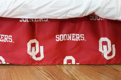 Miniatura 12 de College Covers Everything Comfy Nebraska Cornhuskers - Falda de cama con volantes, tamaño individual