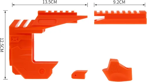 Miniatura 4 de WORKER NO.217 Kit de Modificación para Nerf HammerShot, juguete para armar