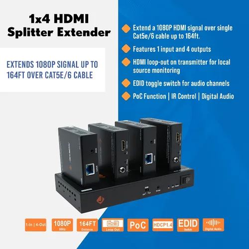 Miniatura 2 de J-Tech Digital HDMI expansor