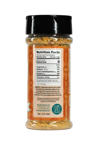 Miniatura 2 de My SUPER Savory SALT - Condimento bajo en sodio y bajo en potasio - Levadura nutricional y hierbas - Sabor limpio y deseable para palomitas de maíz