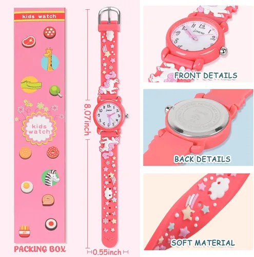 Miniatura 4 de Regalo para niñas de 4 a 13 años, reloj de juguete para niños de 5 a 12 años de edad, regalo de cumpleaños para niños