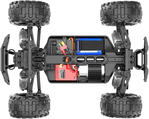 Miniatura 6 de Redcat Racing Volcano 16 Camión monstruo RC de escala 1/16 – Auto eléctrico de control remoto con 4WD, luces LED, radio de 2.4GHz, 2 baterías Li-Ion
