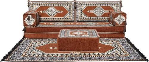 Miniatura 62 de arabicsofa Sofá de piso árabe Jalsa - Sofá tradicional hecho a mano para sala de estar