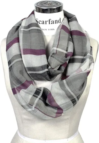 Miniatura 17 de Bufandas de moda a cuadros y cuadros Infinity de Scarfand's Tartan
